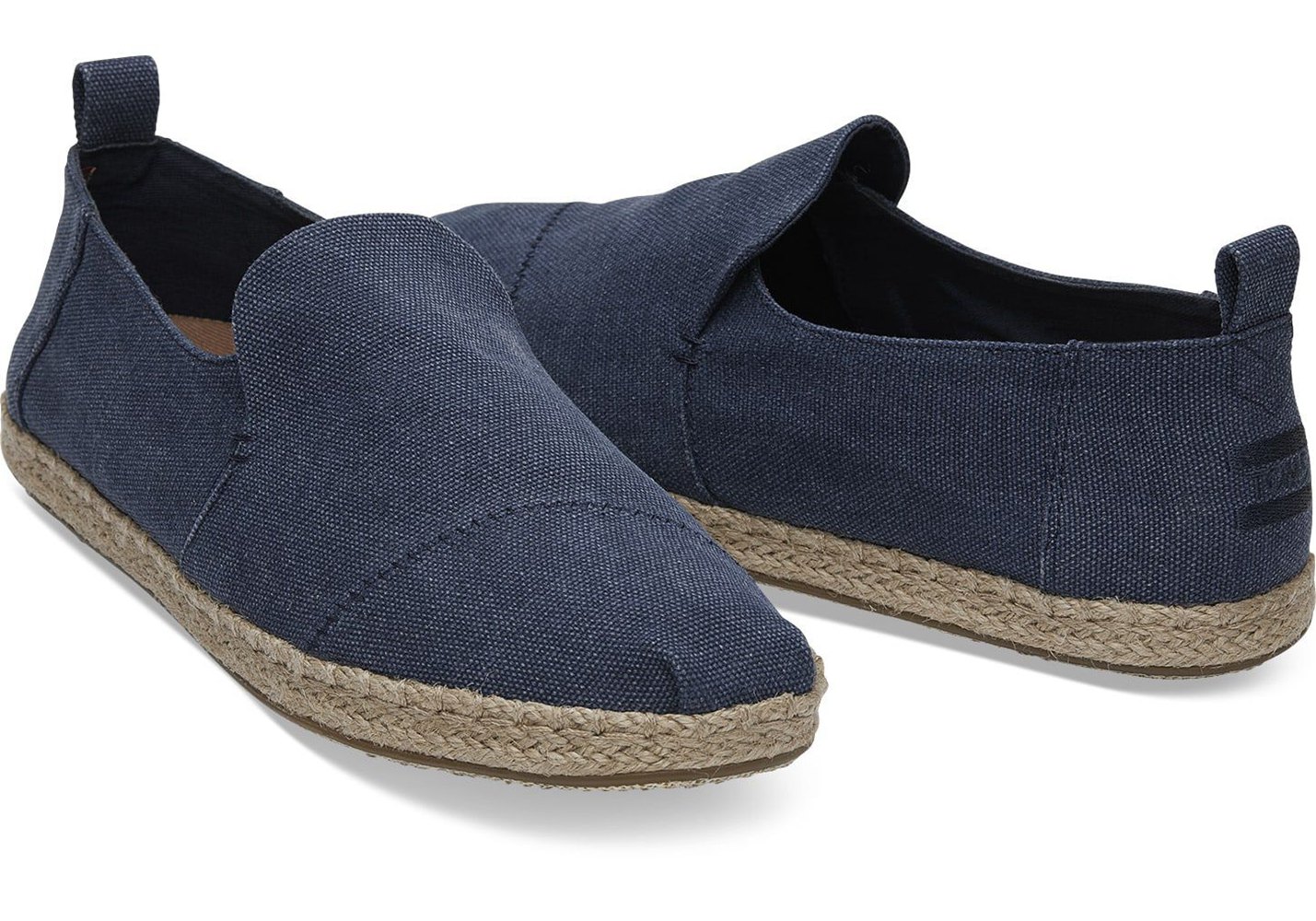 Toms Alpargata Rope Espadrille Navy - Mens - 52769-QCYJ